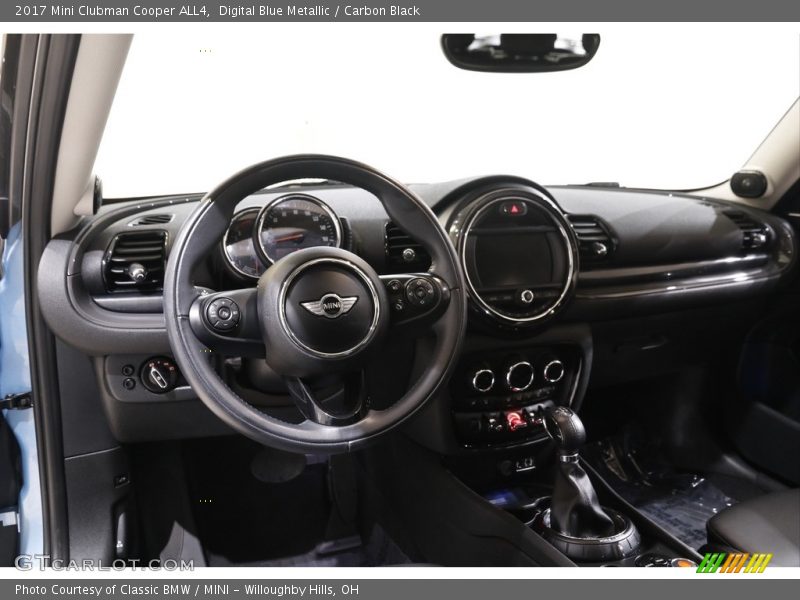 Digital Blue Metallic / Carbon Black 2017 Mini Clubman Cooper ALL4