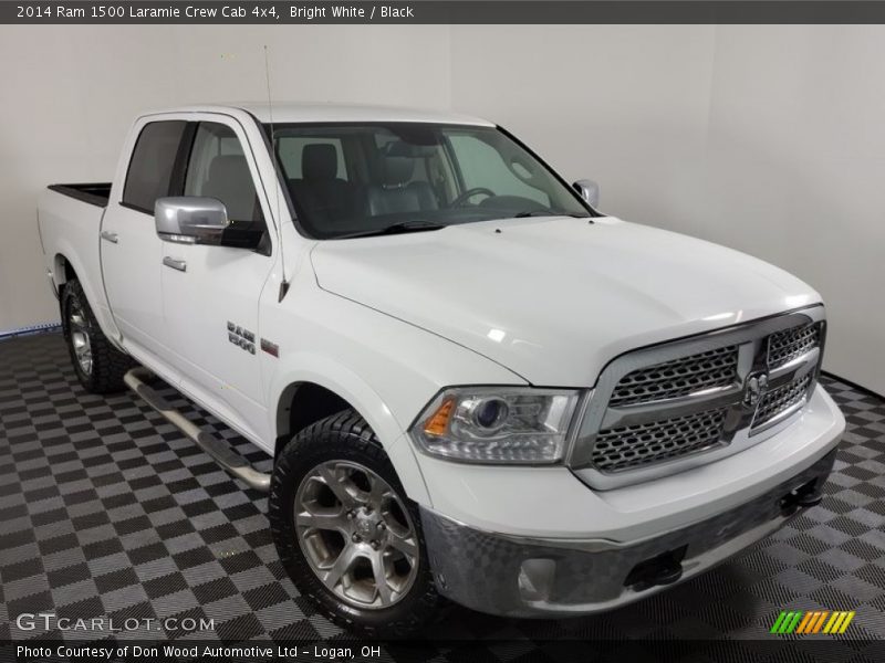 Bright White / Black 2014 Ram 1500 Laramie Crew Cab 4x4