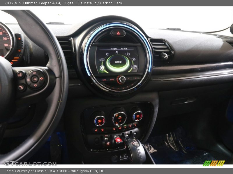 Digital Blue Metallic / Carbon Black 2017 Mini Clubman Cooper ALL4