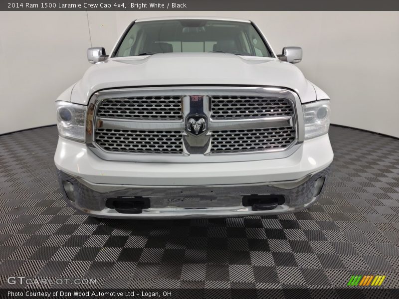Bright White / Black 2014 Ram 1500 Laramie Crew Cab 4x4