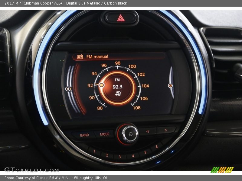 Digital Blue Metallic / Carbon Black 2017 Mini Clubman Cooper ALL4