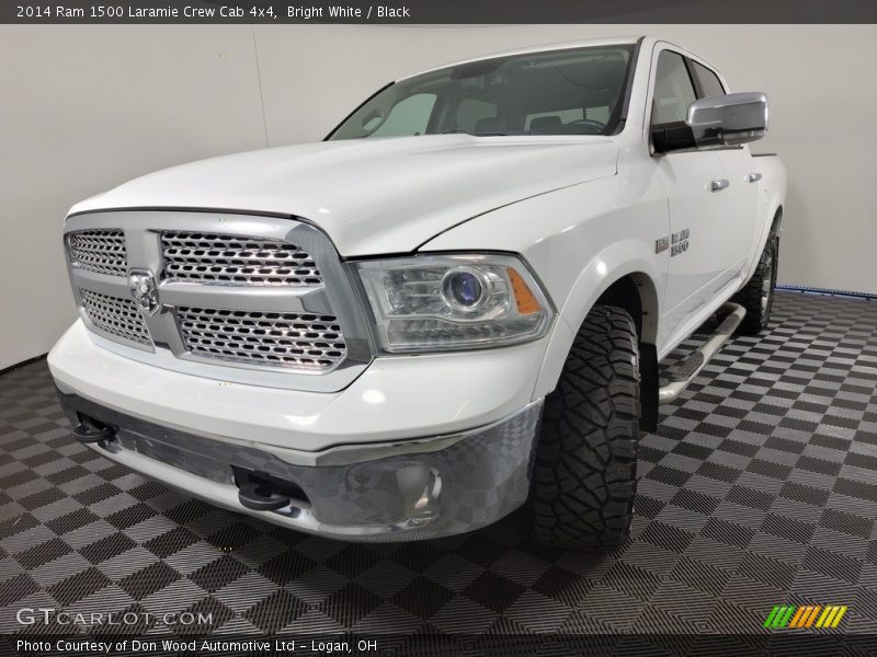 Bright White / Black 2014 Ram 1500 Laramie Crew Cab 4x4