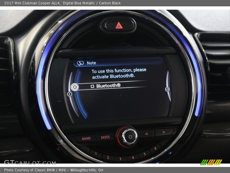 Digital Blue Metallic / Carbon Black 2017 Mini Clubman Cooper ALL4