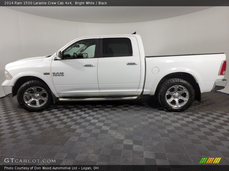 Bright White / Black 2014 Ram 1500 Laramie Crew Cab 4x4