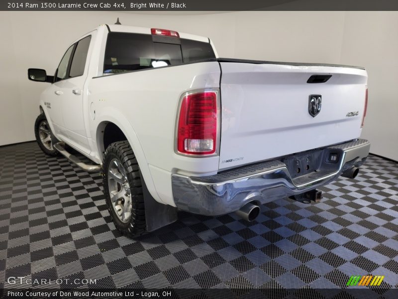 Bright White / Black 2014 Ram 1500 Laramie Crew Cab 4x4