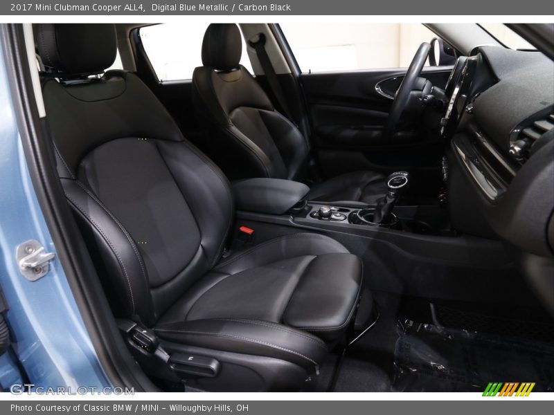 Digital Blue Metallic / Carbon Black 2017 Mini Clubman Cooper ALL4