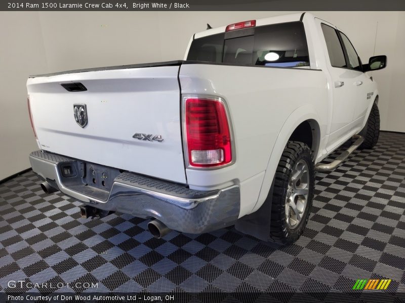 Bright White / Black 2014 Ram 1500 Laramie Crew Cab 4x4