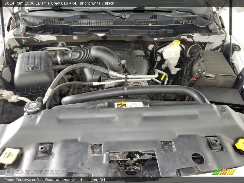 Bright White / Black 2014 Ram 1500 Laramie Crew Cab 4x4