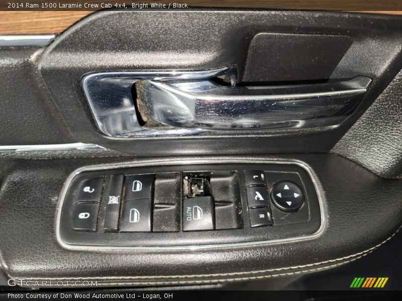 Bright White / Black 2014 Ram 1500 Laramie Crew Cab 4x4
