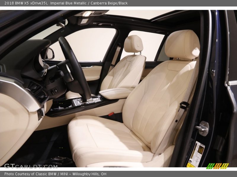 Imperial Blue Metallic / Canberra Beige/Black 2018 BMW X5 xDrive35i