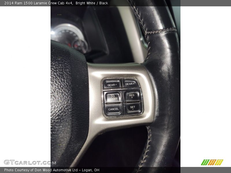 Bright White / Black 2014 Ram 1500 Laramie Crew Cab 4x4