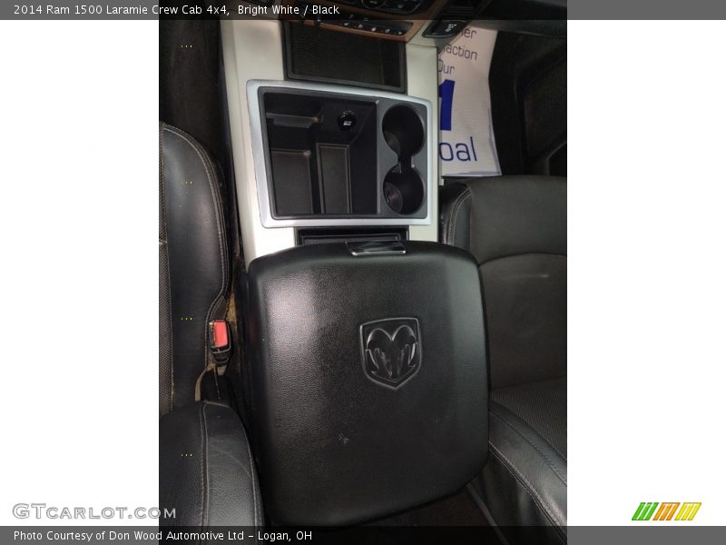 Bright White / Black 2014 Ram 1500 Laramie Crew Cab 4x4