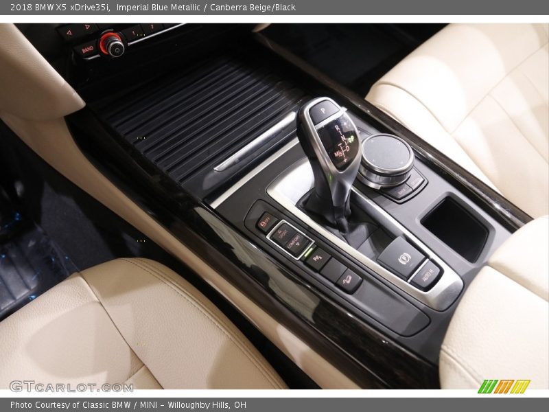 Imperial Blue Metallic / Canberra Beige/Black 2018 BMW X5 xDrive35i