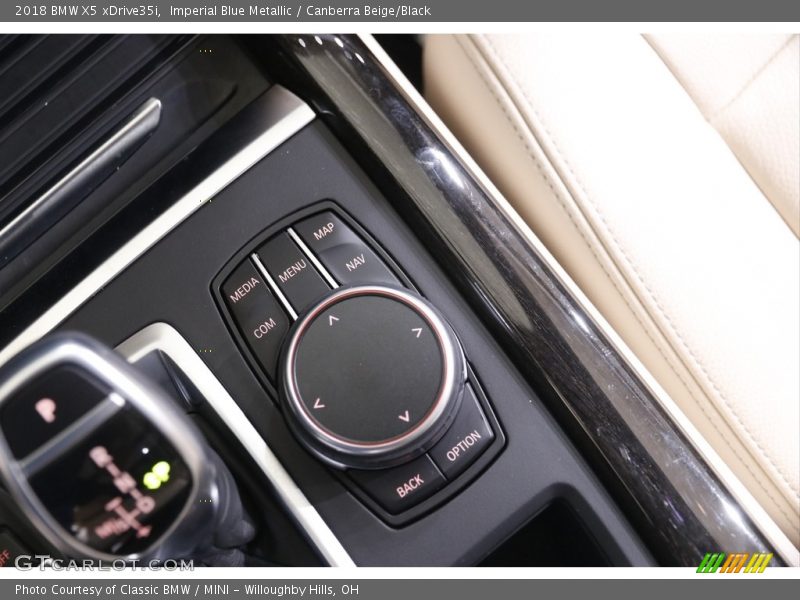 Imperial Blue Metallic / Canberra Beige/Black 2018 BMW X5 xDrive35i