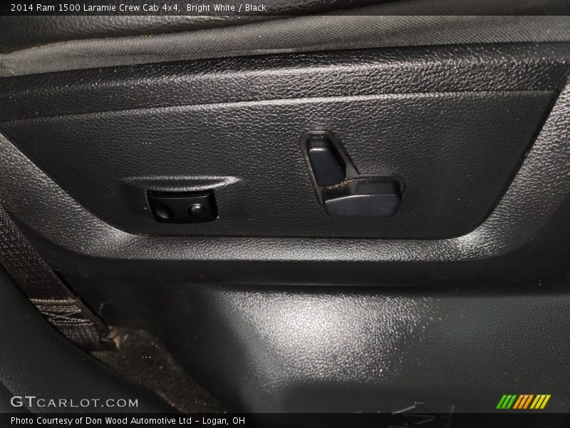 Bright White / Black 2014 Ram 1500 Laramie Crew Cab 4x4