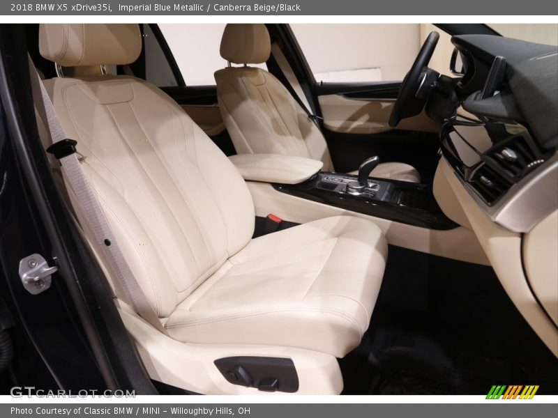 Imperial Blue Metallic / Canberra Beige/Black 2018 BMW X5 xDrive35i