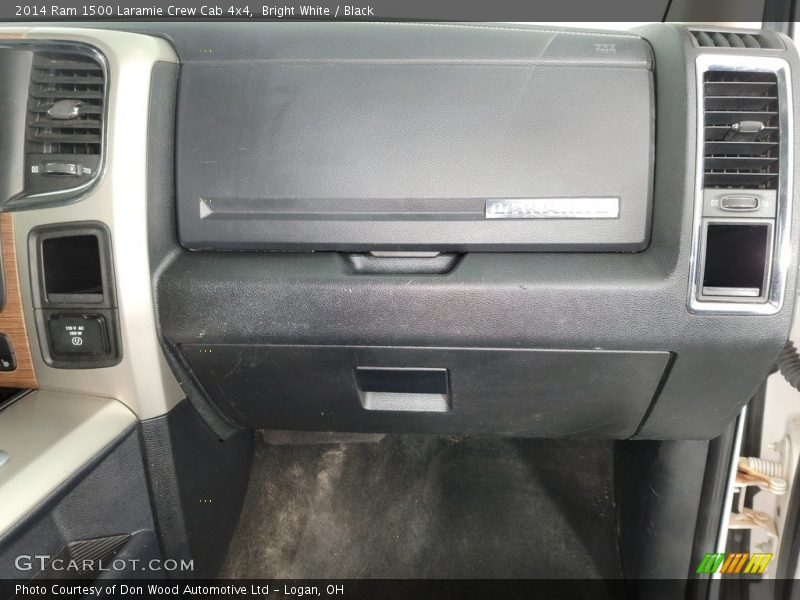 Bright White / Black 2014 Ram 1500 Laramie Crew Cab 4x4