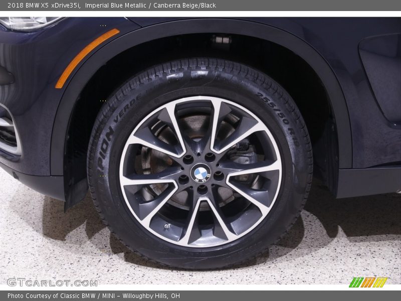 Imperial Blue Metallic / Canberra Beige/Black 2018 BMW X5 xDrive35i
