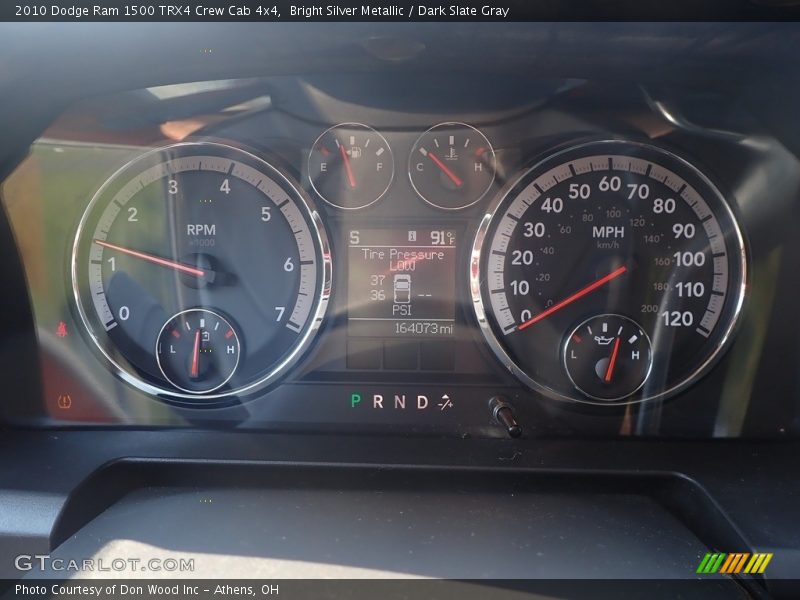 Bright Silver Metallic / Dark Slate Gray 2010 Dodge Ram 1500 TRX4 Crew Cab 4x4