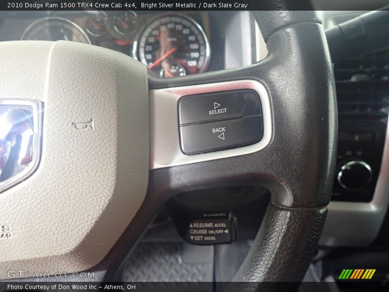 Bright Silver Metallic / Dark Slate Gray 2010 Dodge Ram 1500 TRX4 Crew Cab 4x4
