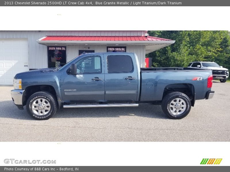 Blue Granite Metallic / Light Titanium/Dark Titanium 2013 Chevrolet Silverado 2500HD LT Crew Cab 4x4