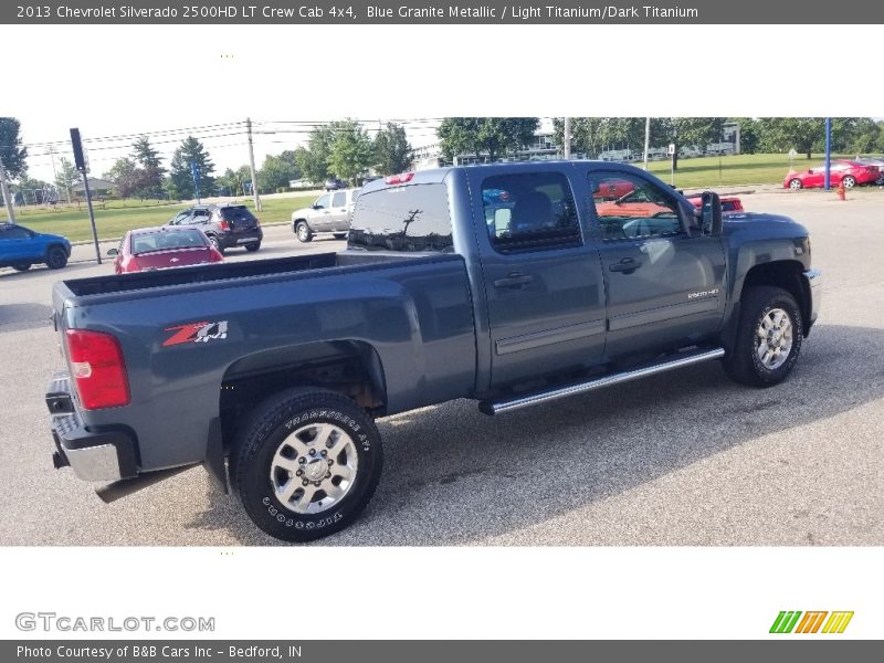 Blue Granite Metallic / Light Titanium/Dark Titanium 2013 Chevrolet Silverado 2500HD LT Crew Cab 4x4