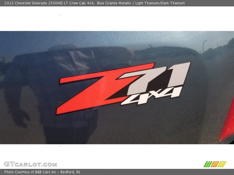 Blue Granite Metallic / Light Titanium/Dark Titanium 2013 Chevrolet Silverado 2500HD LT Crew Cab 4x4