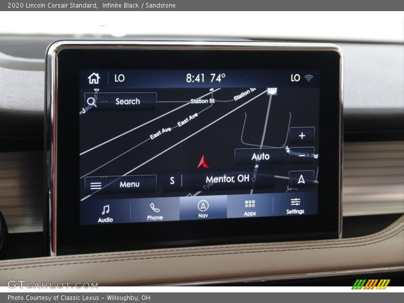 Navigation of 2020 Corsair Standard