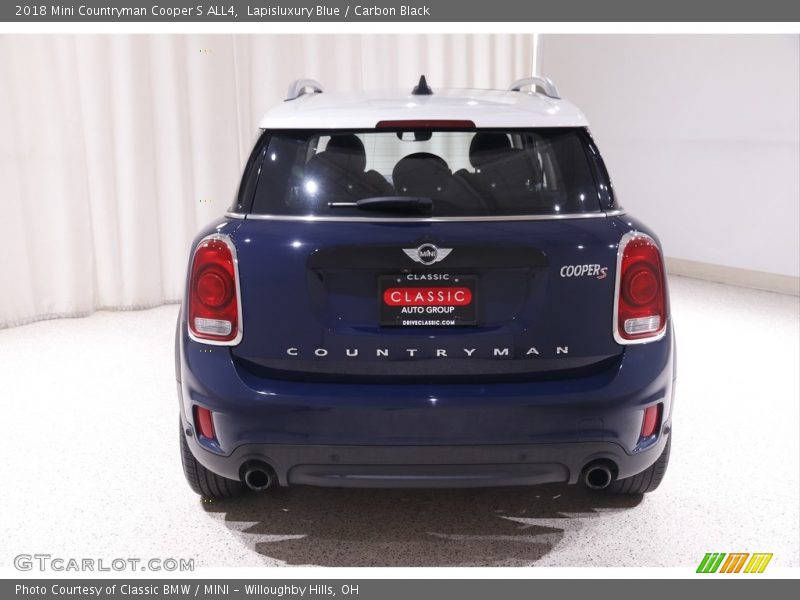 Lapisluxury Blue / Carbon Black 2018 Mini Countryman Cooper S ALL4