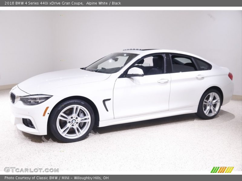Alpine White / Black 2018 BMW 4 Series 440i xDrive Gran Coupe