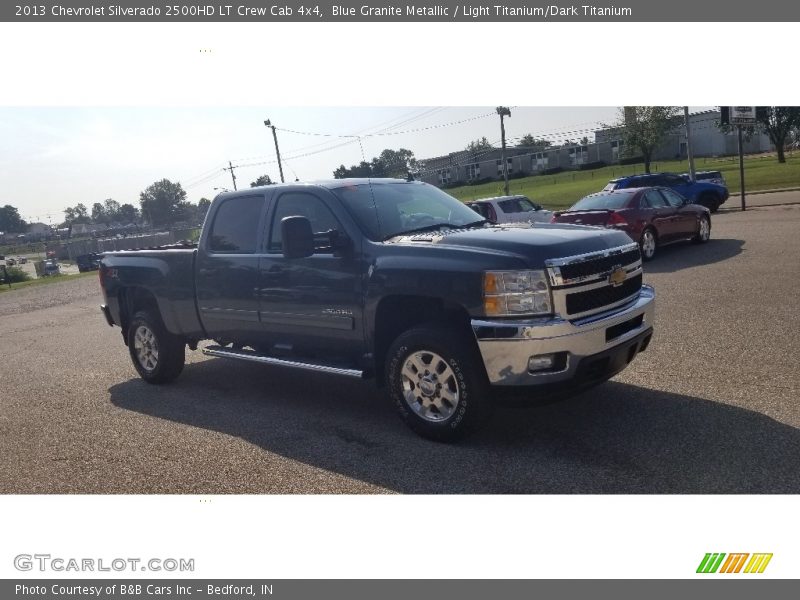 Blue Granite Metallic / Light Titanium/Dark Titanium 2013 Chevrolet Silverado 2500HD LT Crew Cab 4x4