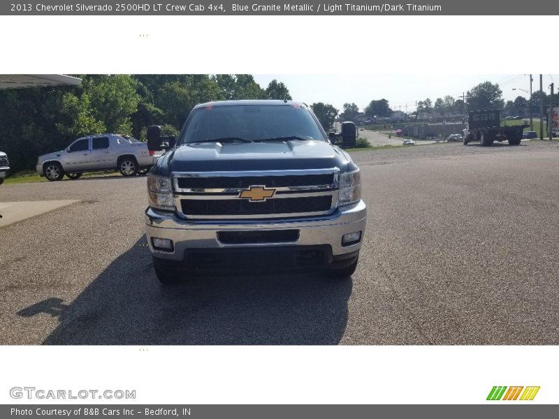 Blue Granite Metallic / Light Titanium/Dark Titanium 2013 Chevrolet Silverado 2500HD LT Crew Cab 4x4