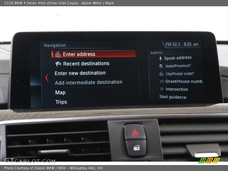 Alpine White / Black 2018 BMW 4 Series 440i xDrive Gran Coupe