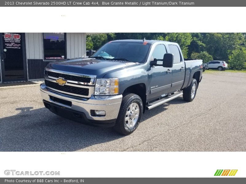 Blue Granite Metallic / Light Titanium/Dark Titanium 2013 Chevrolet Silverado 2500HD LT Crew Cab 4x4