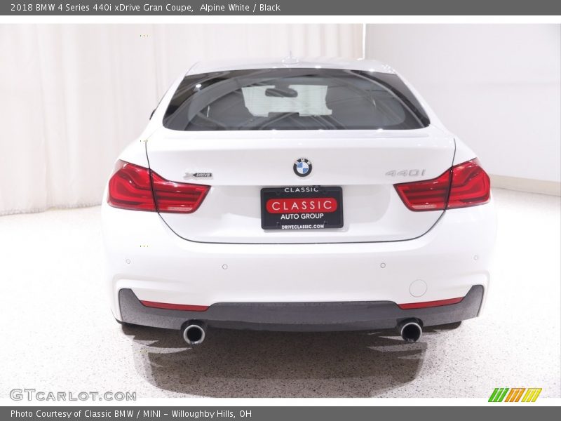 Alpine White / Black 2018 BMW 4 Series 440i xDrive Gran Coupe