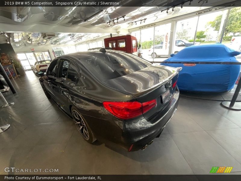 Singapore Gray Metallic / Silverstone 2019 BMW M5 Competition