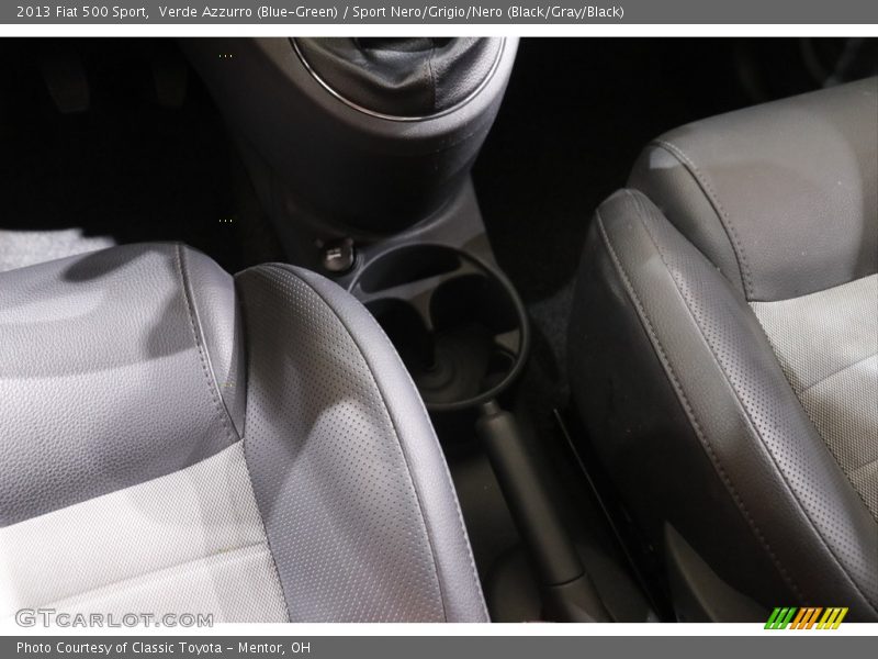 Verde Azzurro (Blue-Green) / Sport Nero/Grigio/Nero (Black/Gray/Black) 2013 Fiat 500 Sport