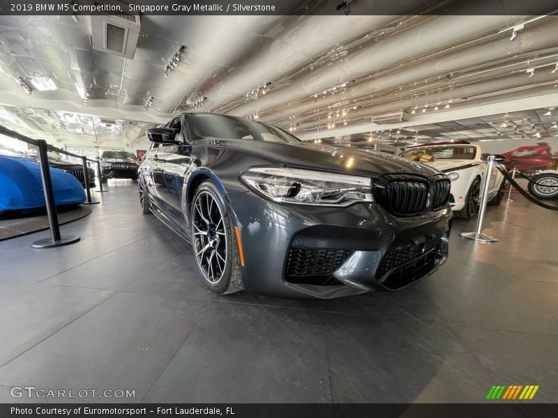 Singapore Gray Metallic / Silverstone 2019 BMW M5 Competition