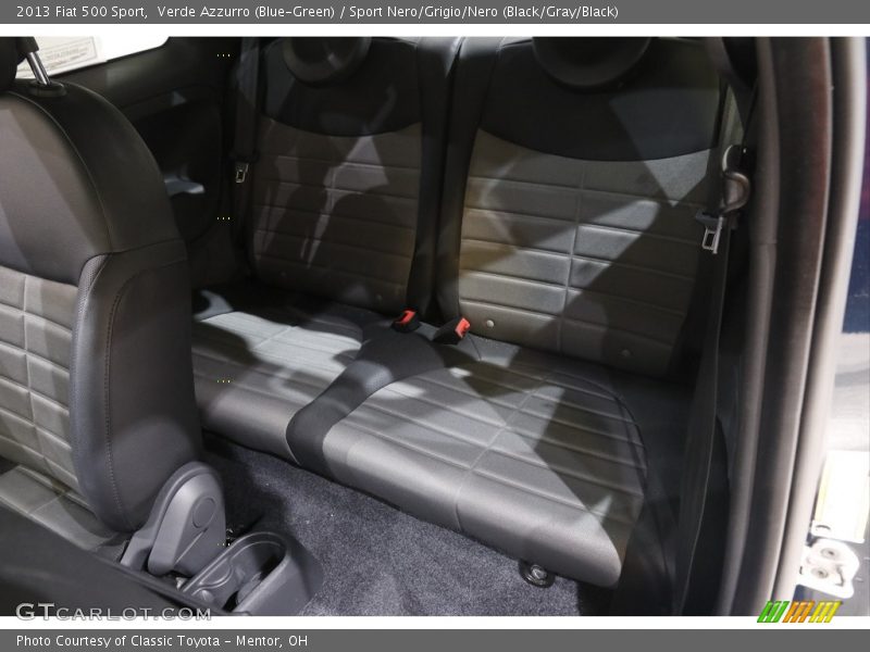 Verde Azzurro (Blue-Green) / Sport Nero/Grigio/Nero (Black/Gray/Black) 2013 Fiat 500 Sport