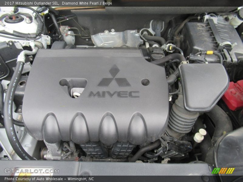  2017 Outlander SEL Engine - 2.4 Liter DOHC 16-Valve MIVEC 4 Cylinder