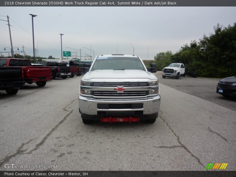 Summit White / Dark Ash/Jet Black 2018 Chevrolet Silverado 3500HD Work Truck Regular Cab 4x4