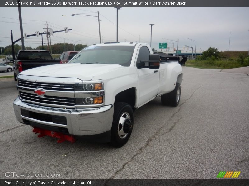 Summit White / Dark Ash/Jet Black 2018 Chevrolet Silverado 3500HD Work Truck Regular Cab 4x4