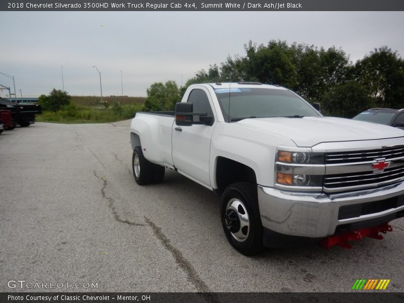 Summit White / Dark Ash/Jet Black 2018 Chevrolet Silverado 3500HD Work Truck Regular Cab 4x4