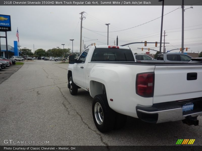 Summit White / Dark Ash/Jet Black 2018 Chevrolet Silverado 3500HD Work Truck Regular Cab 4x4