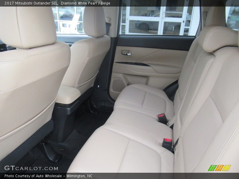 Rear Seat of 2017 Outlander SEL