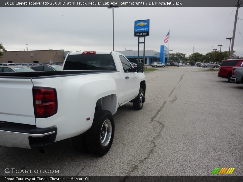 Summit White / Dark Ash/Jet Black 2018 Chevrolet Silverado 3500HD Work Truck Regular Cab 4x4