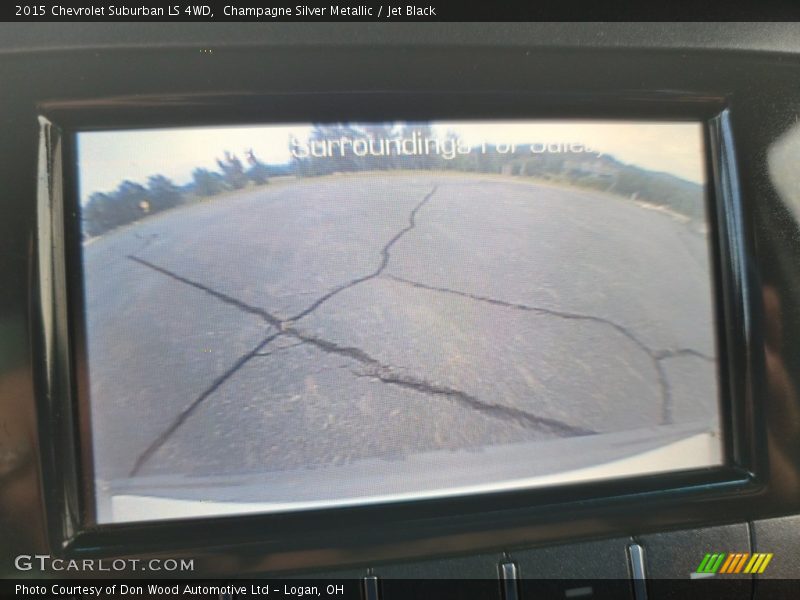 Champagne Silver Metallic / Jet Black 2015 Chevrolet Suburban LS 4WD