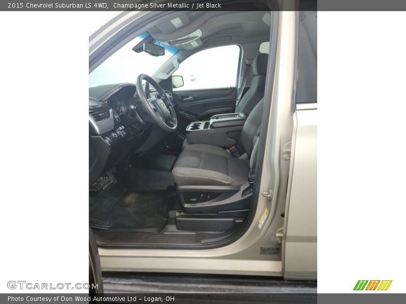 Champagne Silver Metallic / Jet Black 2015 Chevrolet Suburban LS 4WD