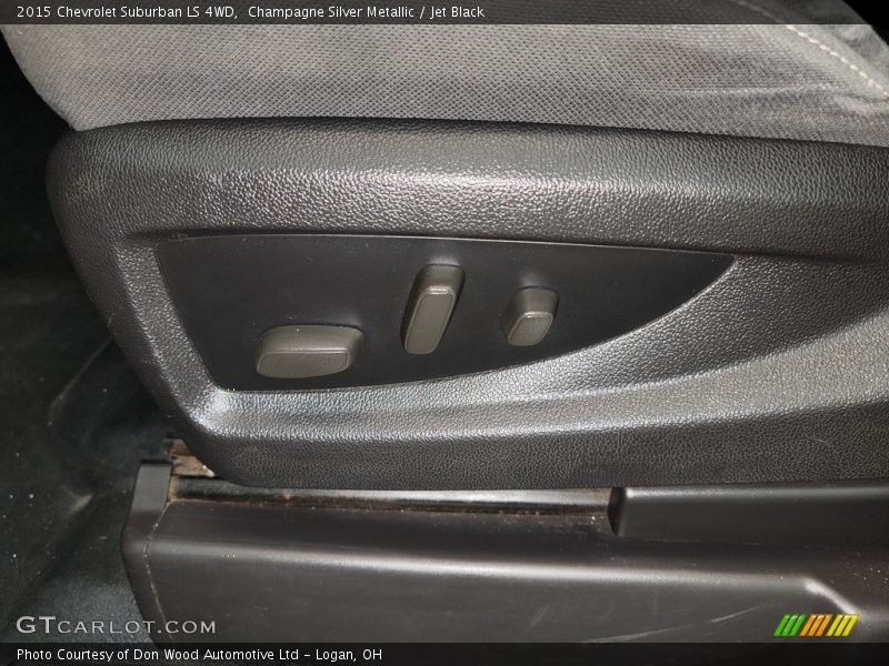 Champagne Silver Metallic / Jet Black 2015 Chevrolet Suburban LS 4WD