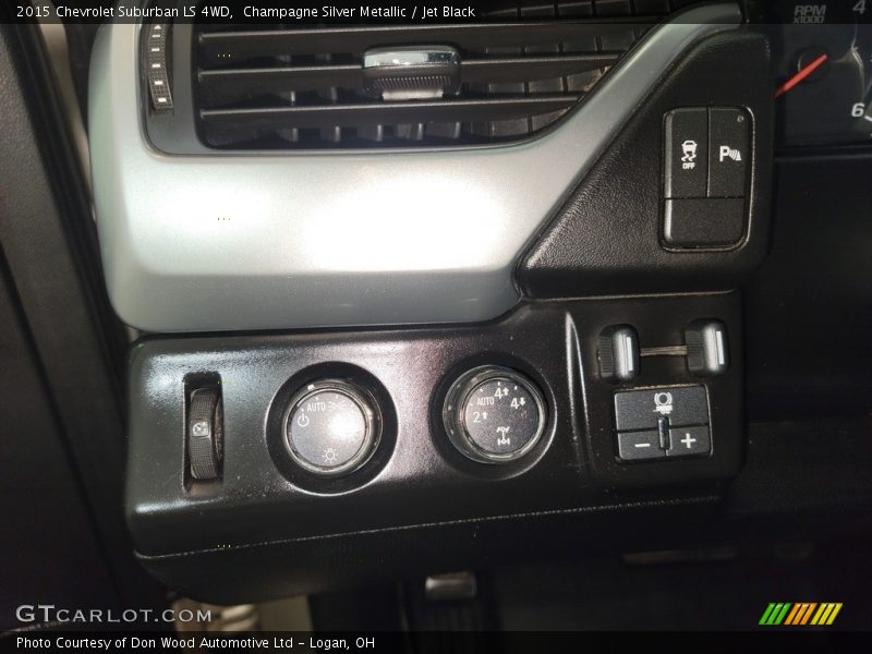 Controls of 2015 Suburban LS 4WD